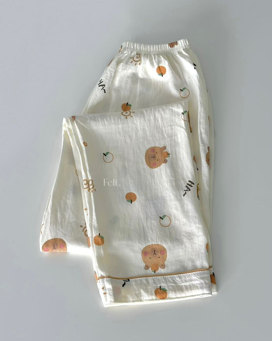 Capybara Long Pajamas Pants
