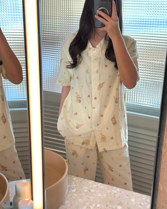 Twinkle Dream Pajamas Set (Short Sleeve with Long Pants)