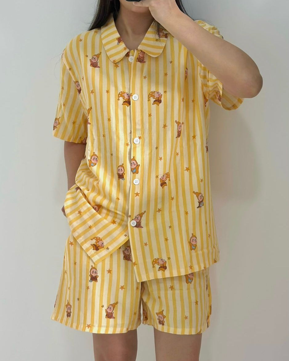 Twinkle Twinkle Pajamas Set (Short Sleeve with Short Pants)