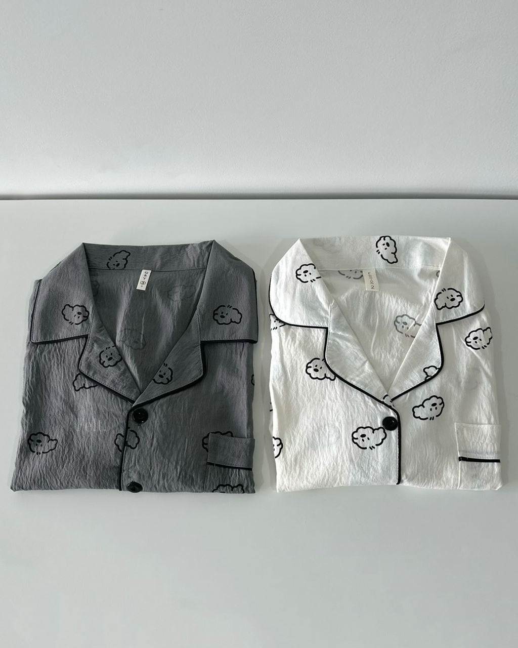 Puppy Couple Pajamas Set (Short Sleeve with Short Pants)