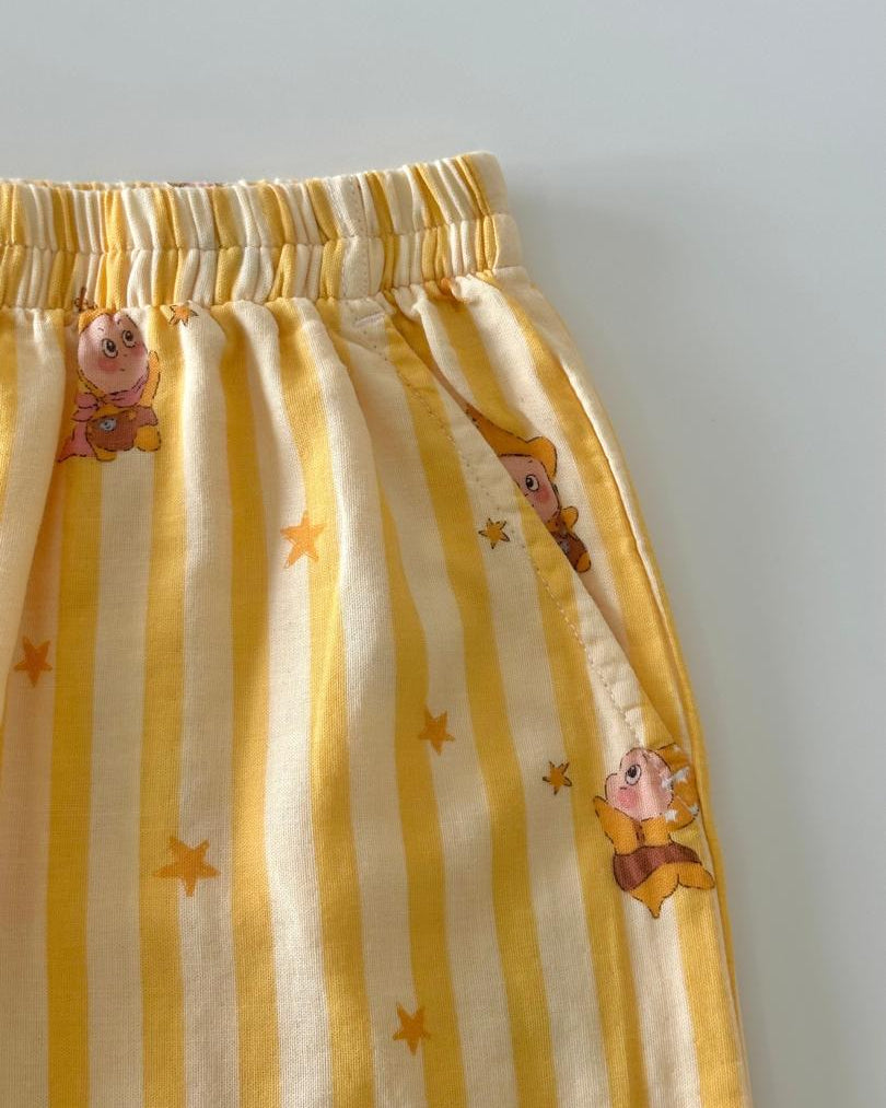 Twinkle Twinkle Pajamas Set (Short Sleeve with Short Pants)
