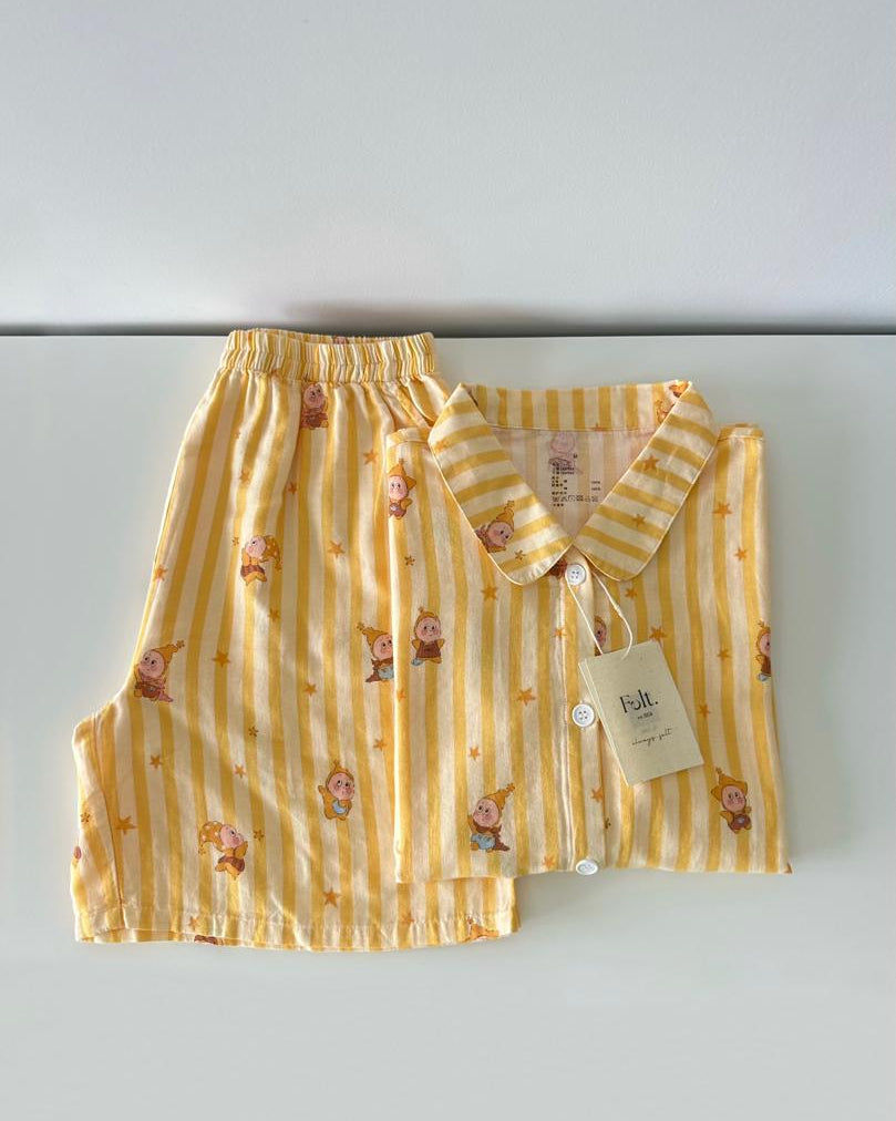 Twinkle Twinkle Pajamas Set (Short Sleeve with Short Pants)