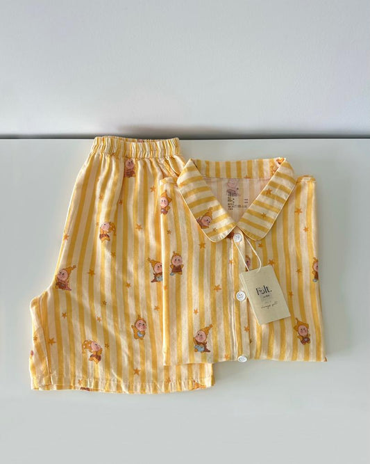 Twinkle Twinkle Pajamas Set (Short Sleeve with Short Pants)
