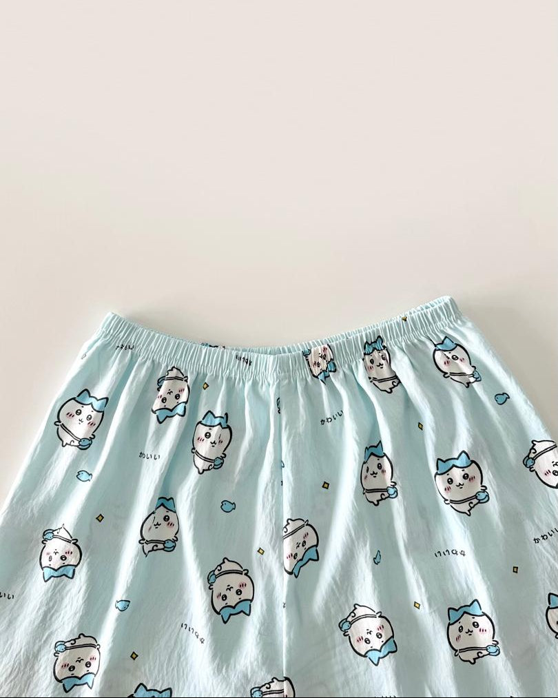 Chiikawa Pajamas Set (Short Sleeve with Short Pants)