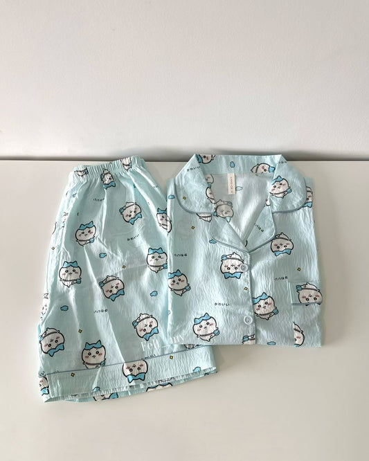 Chiikawa Pajamas Set (Short Sleeve with Short Pants)