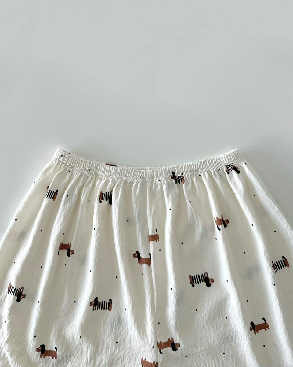 Dachshund Pajamas Set (Long Sleeve with Long Pants)