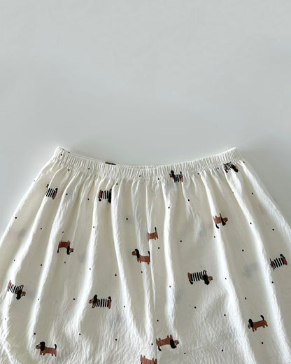 Dachshund Pajamas Set (Long Sleeve with Long Pants)