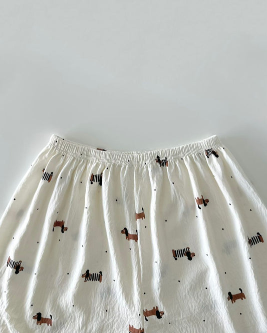 Dachshund Pajamas Set (Long Sleeve with Long Pants)