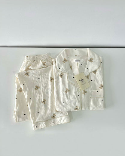 Little Bear Pajamas Set (Long Sleeve with Long Pants)