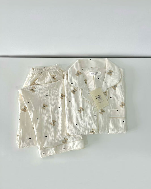 Little Bear Pajamas Set (Long Sleeve with Long Pants)