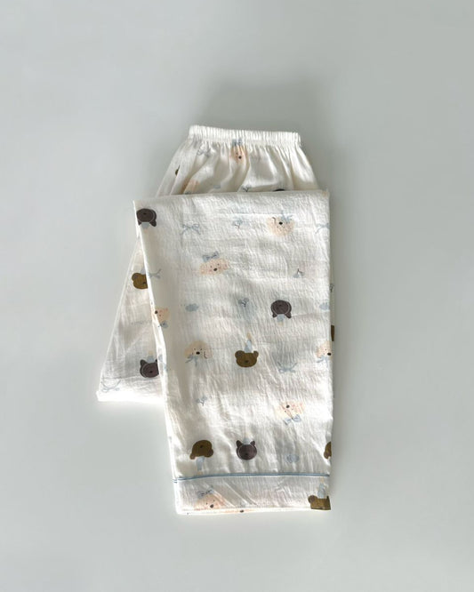 Blue Bear Long Pajamas Pants