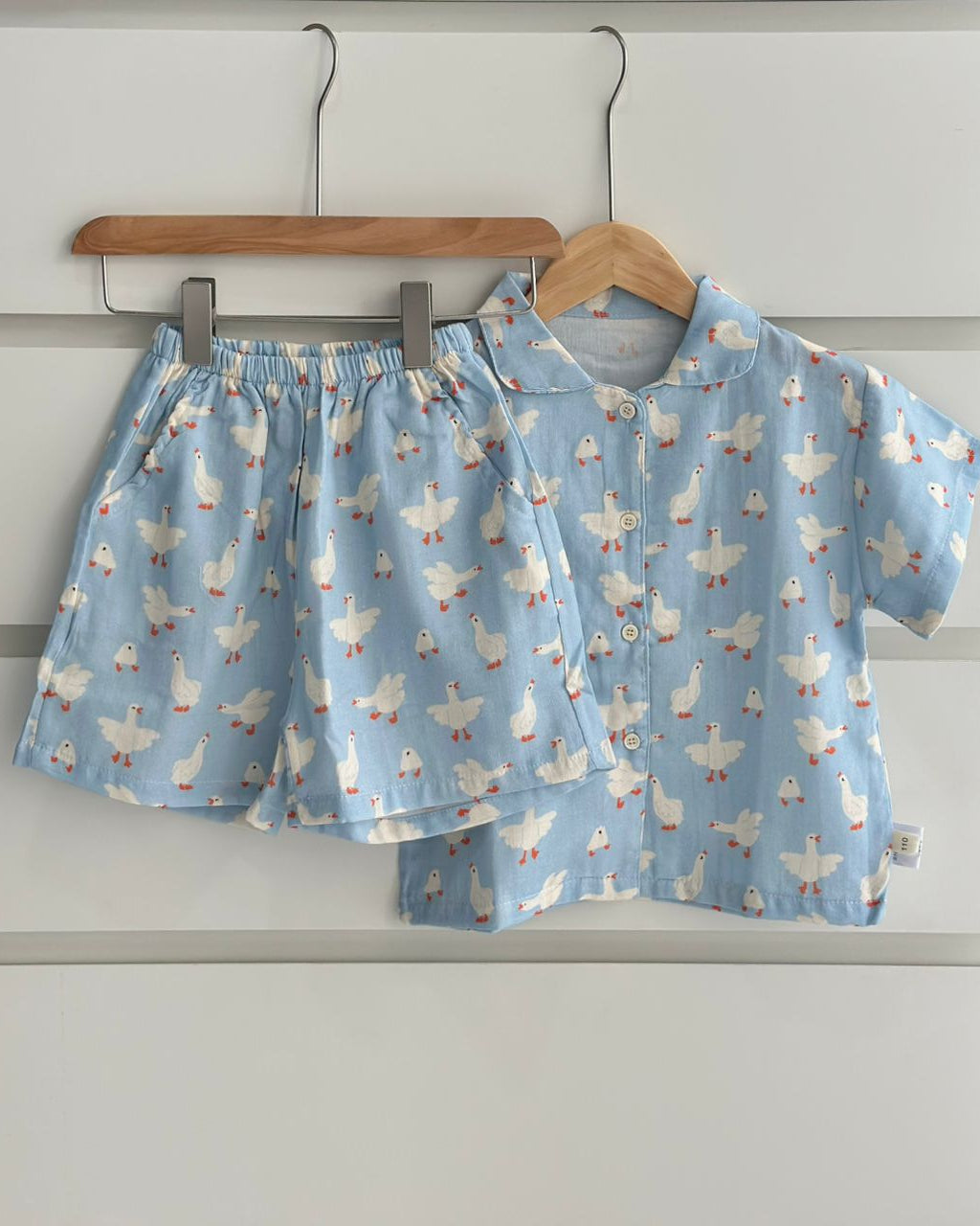 Little Duck Kids Pajamas Set (Short Sleeve with Short Pants)
