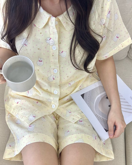 Miffy Pajamas Set (Short Sleeve with Short Pants)