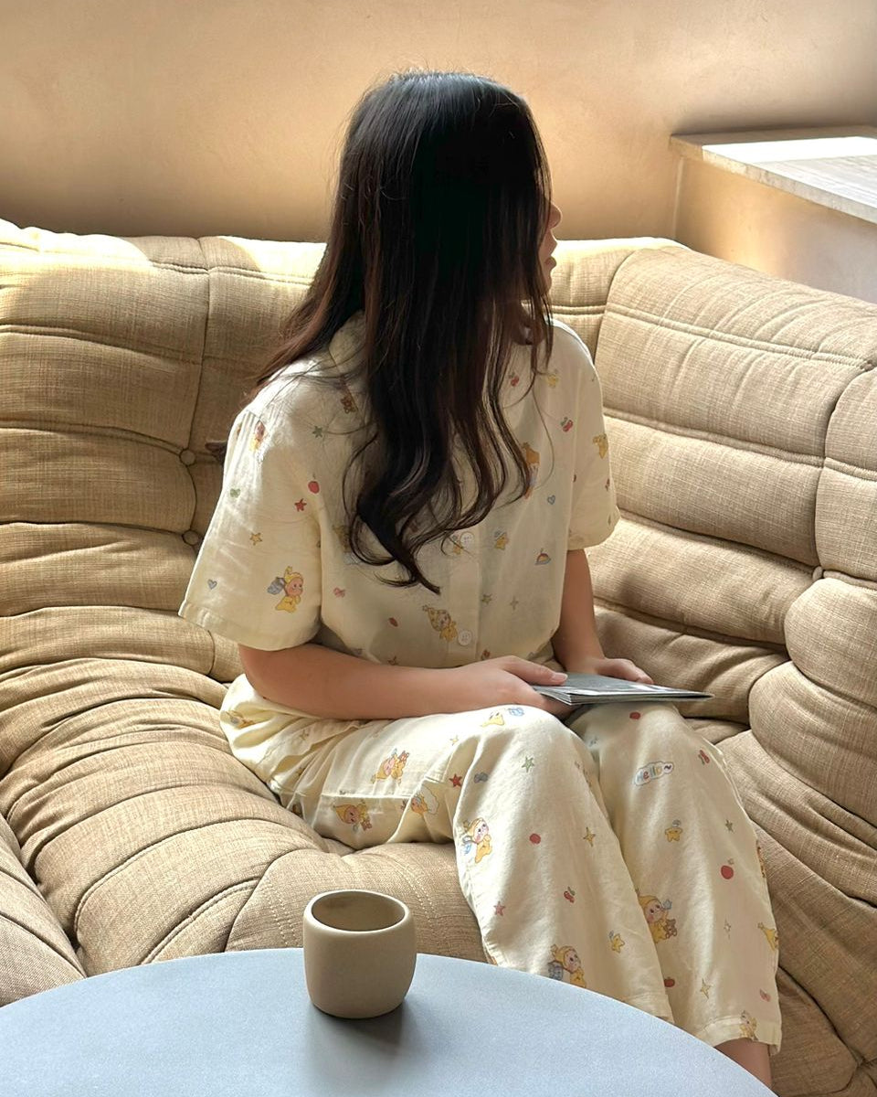 Twinkle Dream Pajamas Set (Short Sleeve with Long Pants)