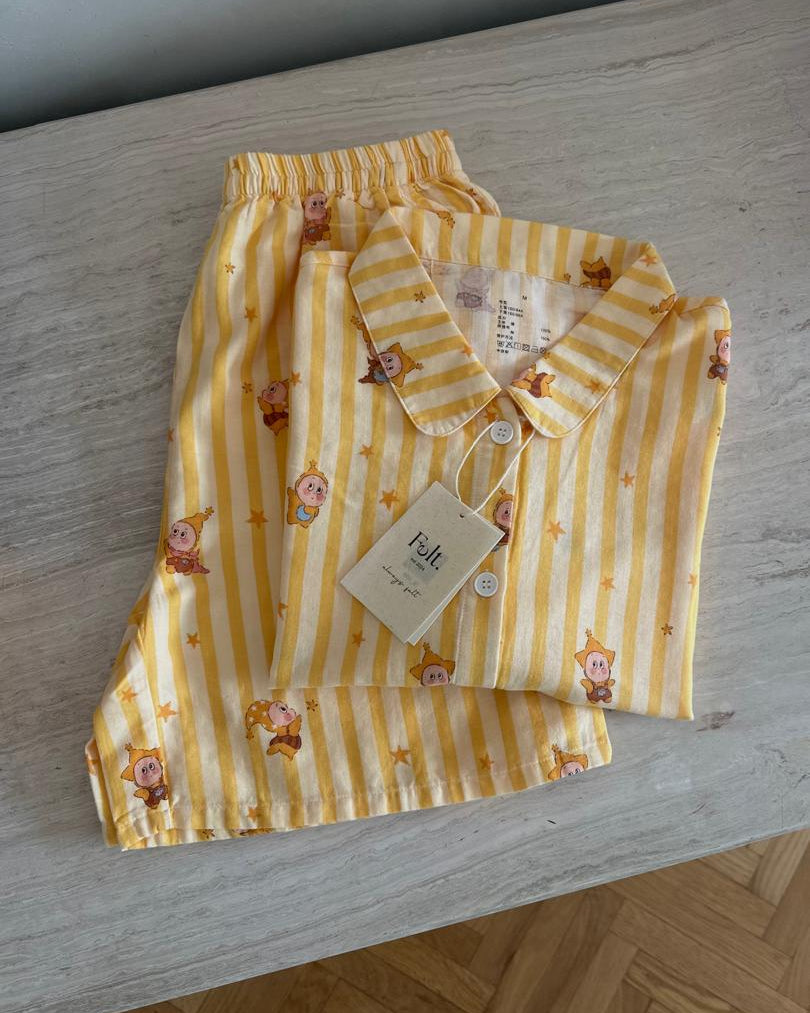 Twinkle Twinkle Pajamas Set (Short Sleeve with Short Pants)