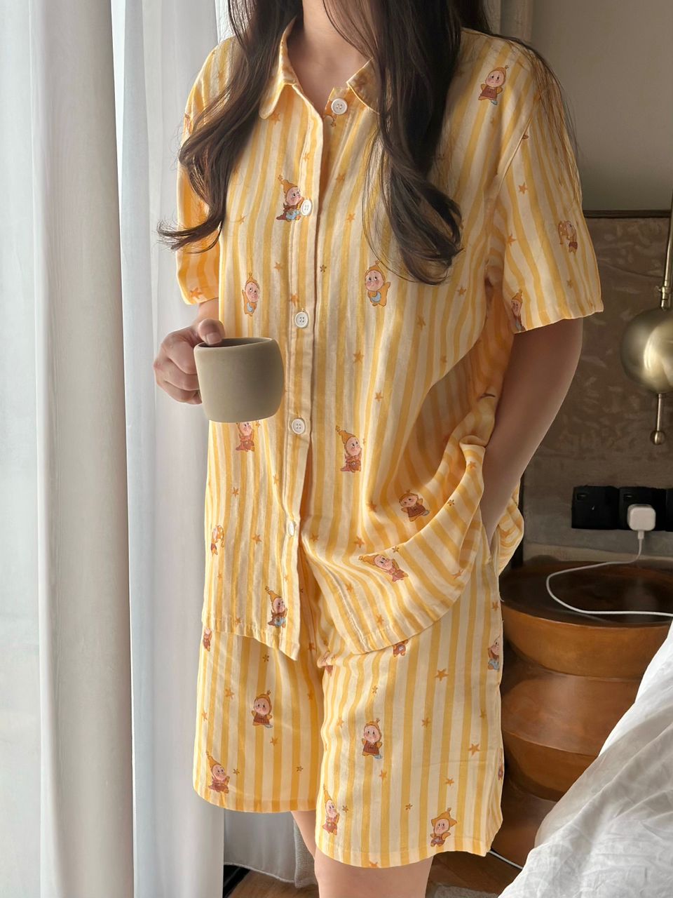 Twinkle Twinkle Pajamas Set (Short Sleeve with Short Pants)