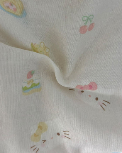Kitty Pajamas Set (Short Sleeve with Short Pants)